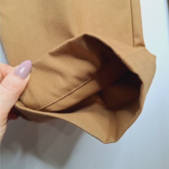 Dondup Italy Women's Cropped Trouser Pant Pleated IT 40 Small Academia Jodhpurs - Picture 8 of 12